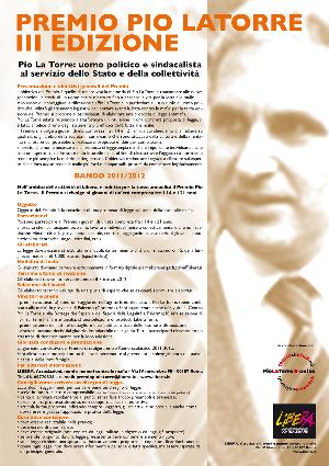 III EDIZIONE PREMIO PIO LA TORRE