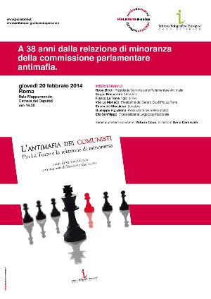 A 38 anni dalla relazione di minoranza della commissione parlamentare antimafia