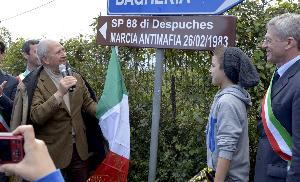 LA STRADA DEI VALLONI TRA BAGHERIA E CASTELDACCIA
INTITOLATA ALLA “MARCIA ANTIMAFIA del 26/02/1983”