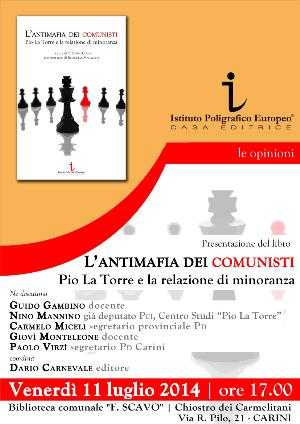 Presentazione del libro ''L'antimafia dei Comunisti''