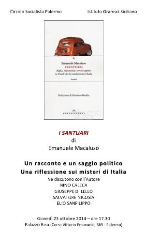I Santuari <i>di Emanuele Macaluso</i>
