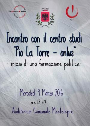 Incontro con il Centro Studi Pio La Torre