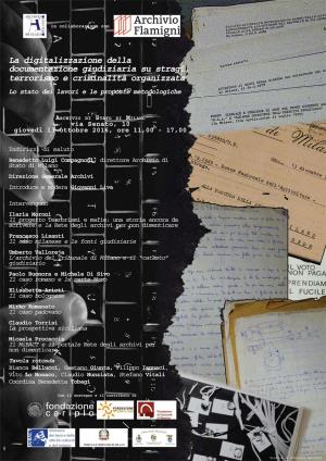 La digitalizzazione della documentazione giudiziaria su stragi, terrorismo e criminalità organizzta