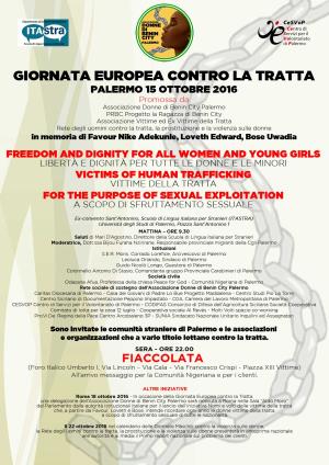 GIORNATA EUROPEA CONTRO LA TRATTA