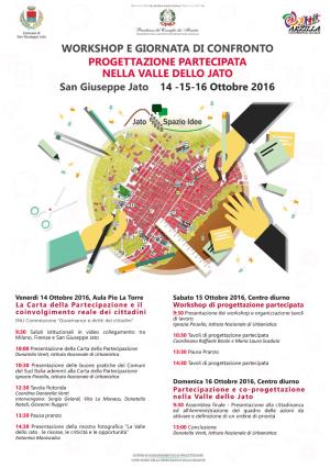 Workshop ''Progettazione partecipata nella Valle dello Jato''
