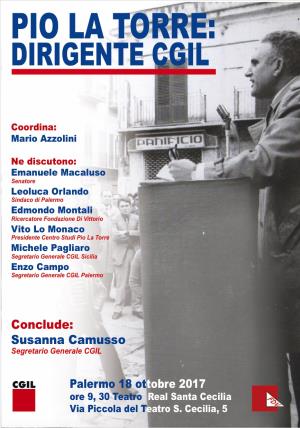 PIO LA TORRE Dirigente CGIL